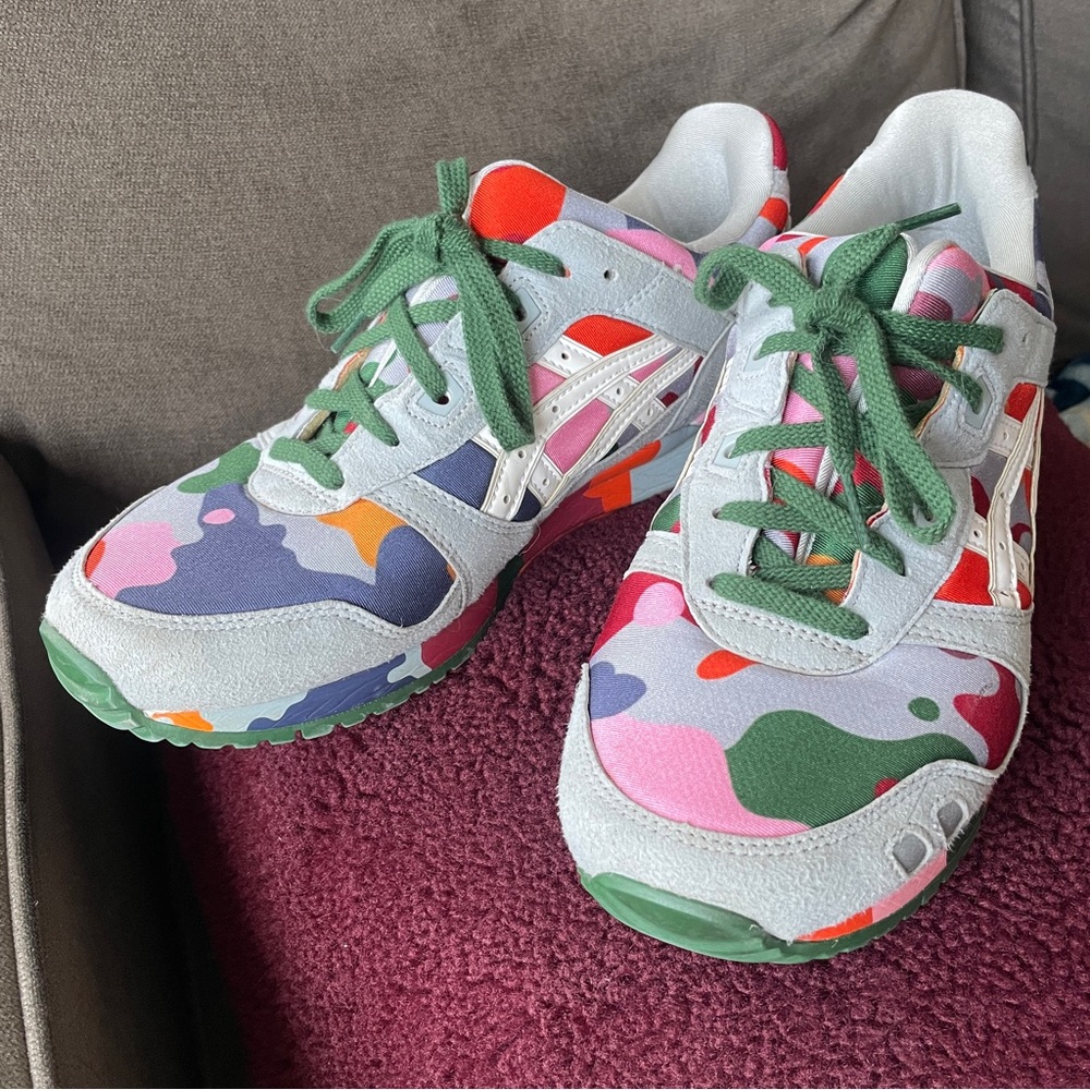ASICS Gel Lyte III X Comme des Garcons Shirt in Colourful Camo Mens 10